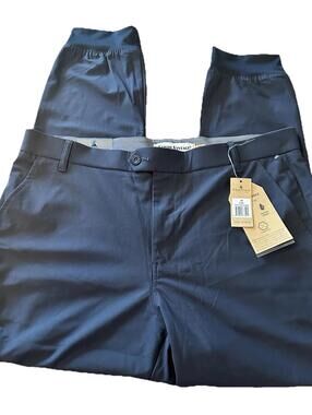 Tailor Vintage Men 38 Pants Coal Canaan Slim Fit Comfort  Joggers Work To Golf